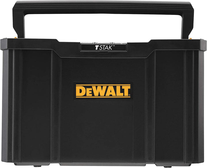 Dewalt TSTAK-Werkzeugtrage (belastbar bis 20 kg, Abmessungen 440 x 314 x 176 mm, klappbarer Handgrif