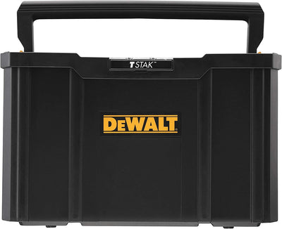 Dewalt TSTAK-Werkzeugtrage (belastbar bis 20 kg, Abmessungen 440 x 314 x 176 mm, klappbarer Handgrif