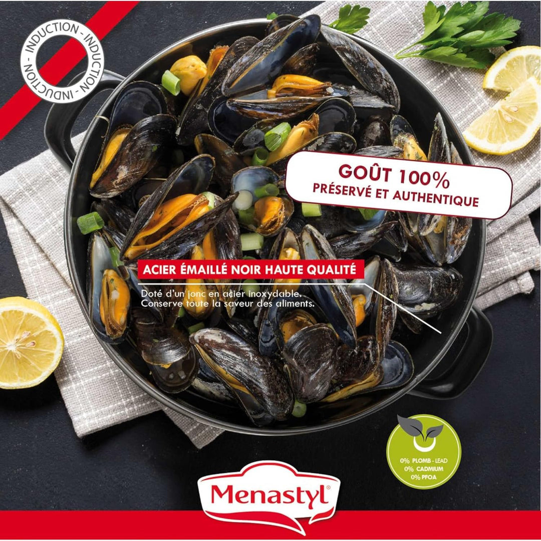Muschelkessel 24 cm 5L 00 mit Schrift