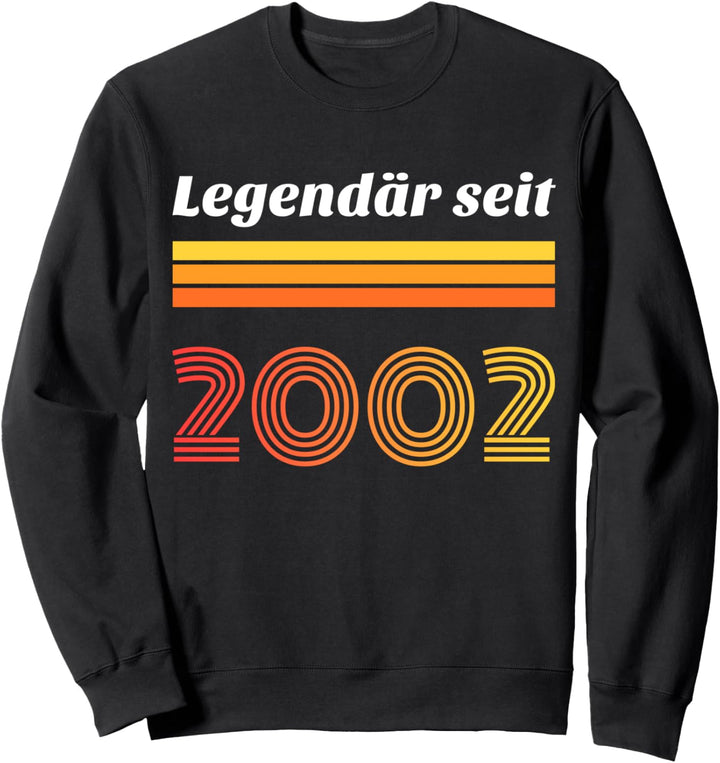 22. Geburtstag Mann Frau 22 Jahre 2002 Deko Lustig Geschenk Sweatshirt
