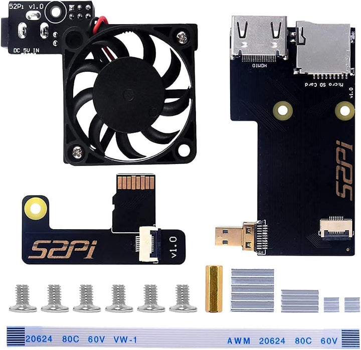 GeeekPi 3U Rack Kit für Raspberry Pi 4B, 19" 3U Rackmount Unterstützt 1-14 Einheiten mit 14 Raspberr