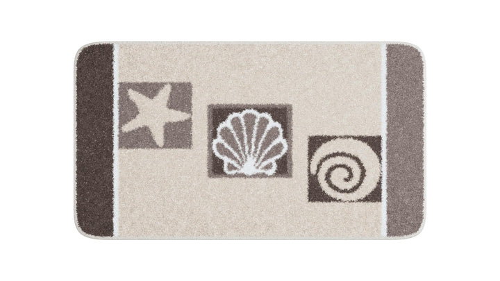 Linea Due AQUATICA Badteppich, 100% Polyacryl, sehr weich, Braun, 65x115 cm 65x115 cm Braun, 65x115