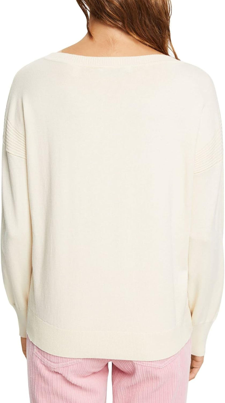 ESPRIT Damen Pullover L 055/Ice, L 055/Ice