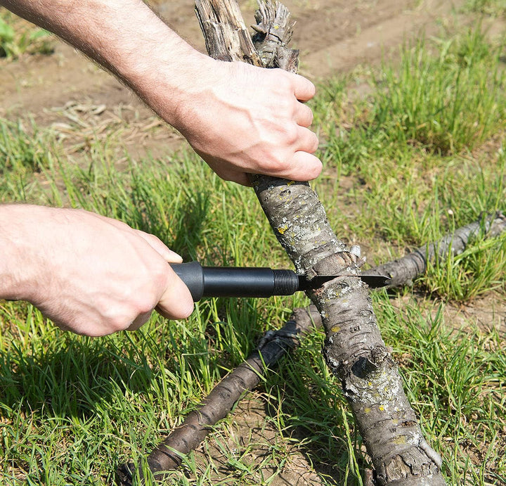 Semptec Urban Survival Technology Feuerstahl: 11in1-Multi-Werkzeug-Spaten zum Hacken, Sägen u.v.m. &