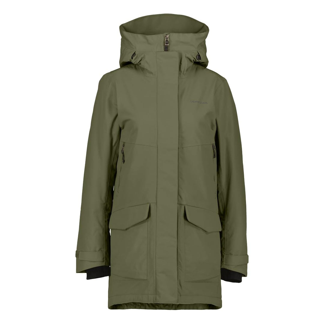 Didriksons Frida Damen Parka 7 32 Deep Green, 32 Deep Green