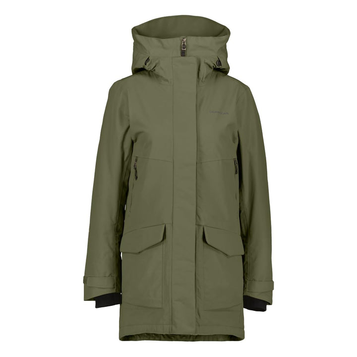 Didriksons Frida Damen Parka 7 32 Deep Green, 32 Deep Green