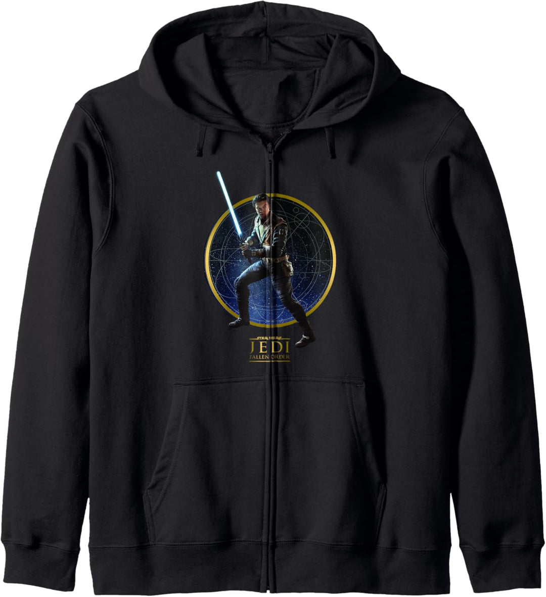 Star Wars Jedi: Fallen Order Cal Blue Saber Action Pose Kapuzenjacke