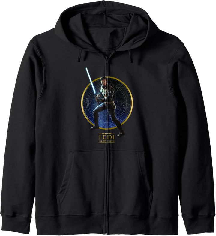Star Wars Jedi: Fallen Order Cal Blue Saber Action Pose Kapuzenjacke