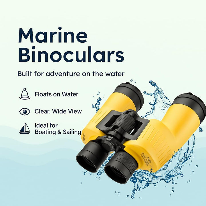 Barska Uni-Erwachsene Floatmaster 7x50 schwimmendes wasserdichtes Marine beschlagsicher, gummiert ge