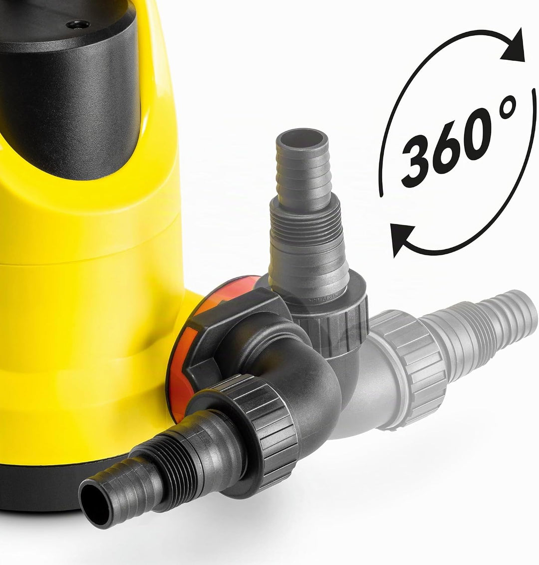 TROTEC Klarwasser-Tauchpumpe TWP 4006 E IPX8 Schutzart, 400 W, 7,5 m Förderhöhe, 7.300 l/h Förderlei