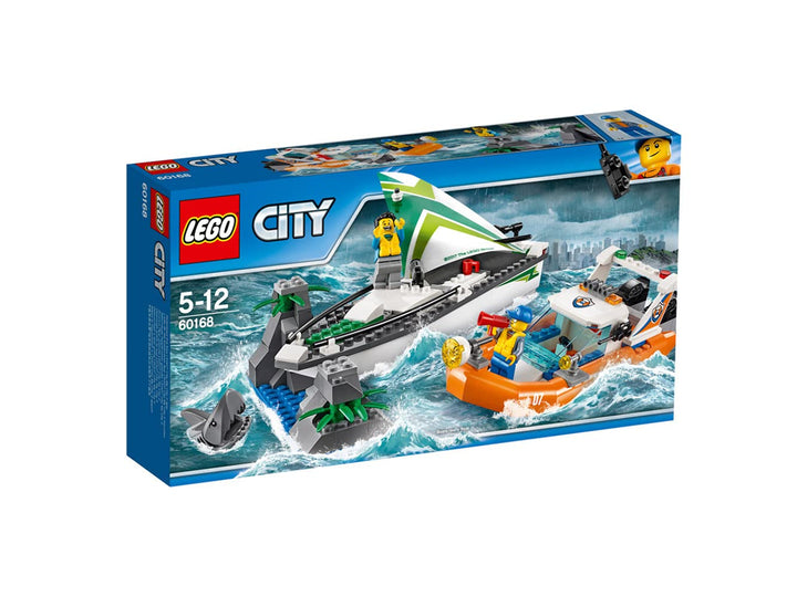 LEGO City 60168 - "Segelboot in Not Konstruktionsspiel, bunt