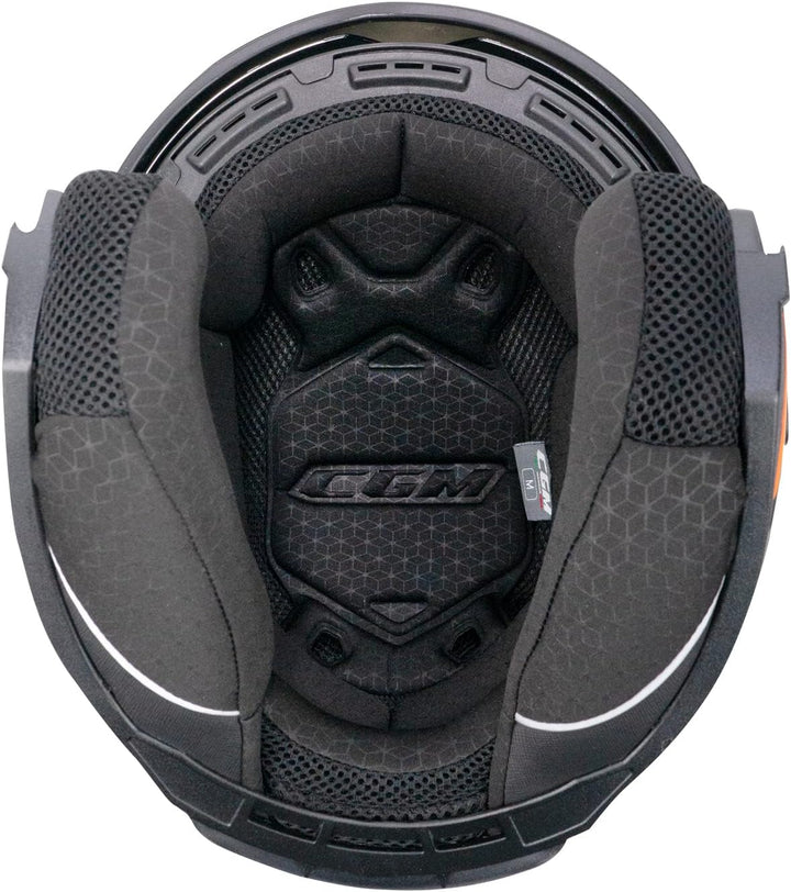 CGM Helm mit offenem Gesicht, 136A DNA Mono blau satiniert, Grösse S (55-56 cm) Blau satiniert S (55
