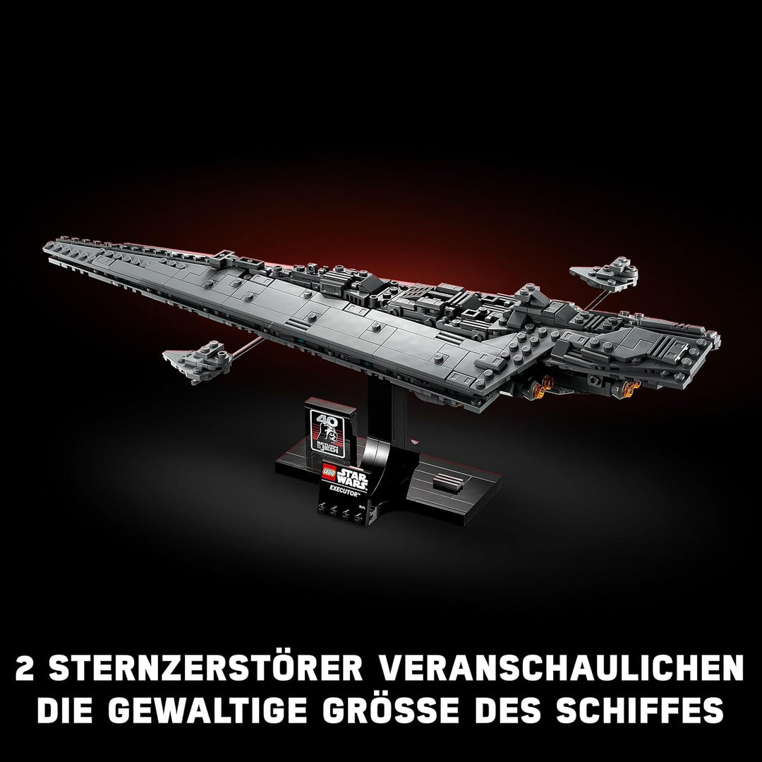 Lego Star Wars Sternenzerstörer & TIE Interceptor – Lego Star Destroyer Executor mit Lego TIE Fighte
