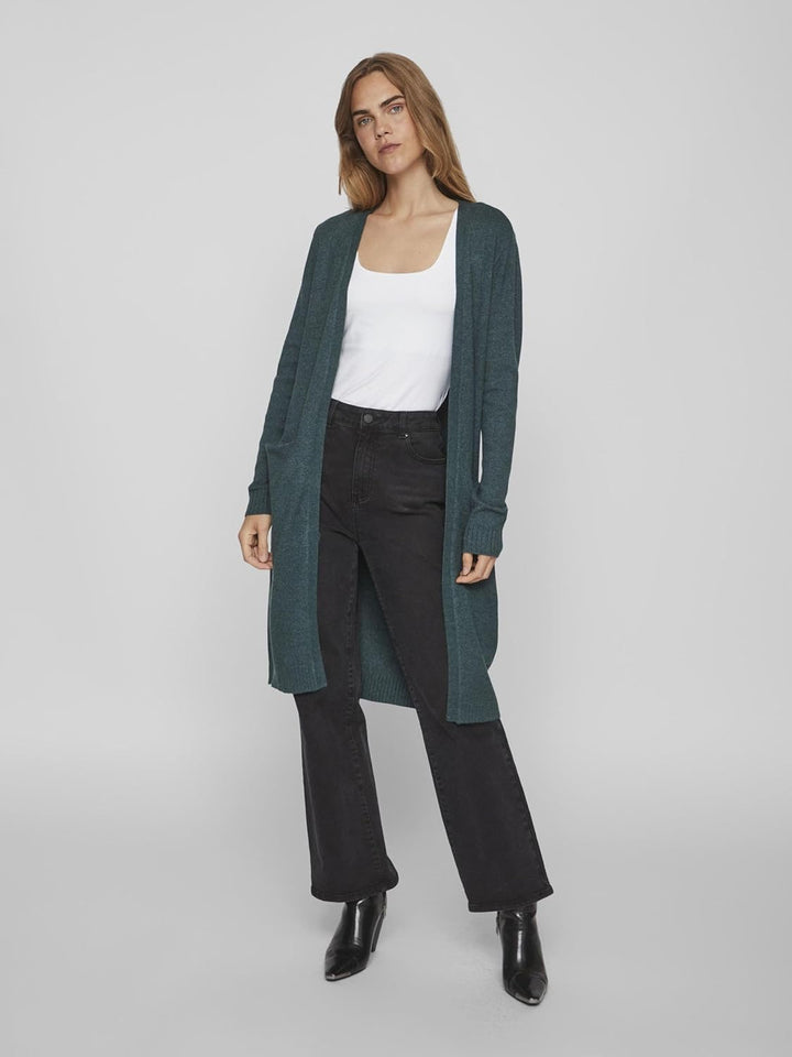 Vila Damen VIRIL Long L/S Knit Cardigan - NOOS 14042770 XS Fig, XS Fig