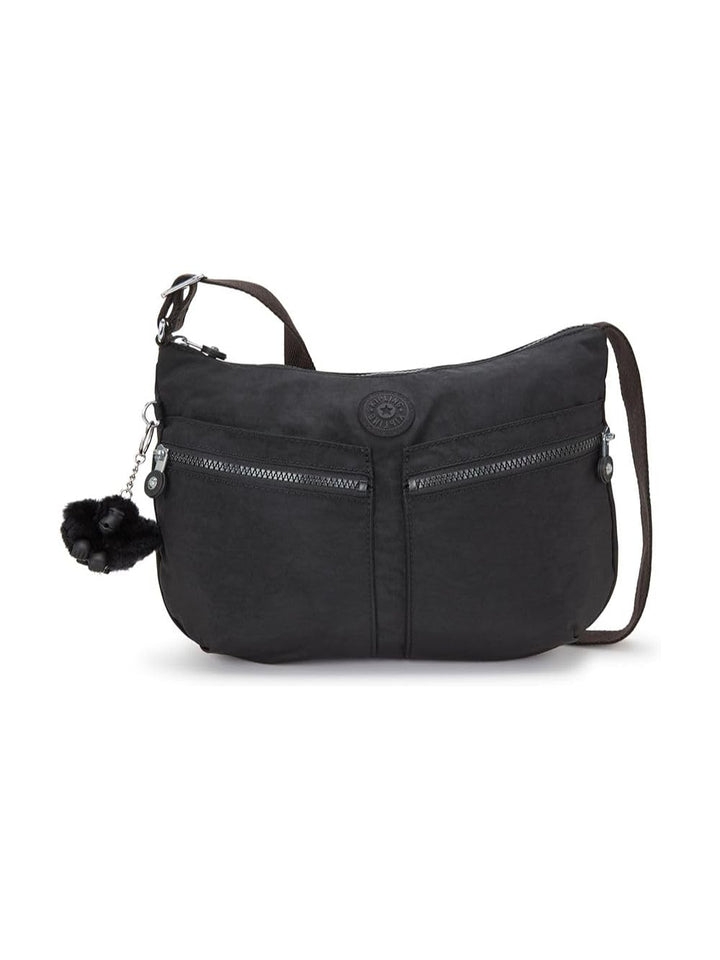 Kipling Womens IZELLAH Crossbody, Black Noir, 12x33x23 cm, Black Noir