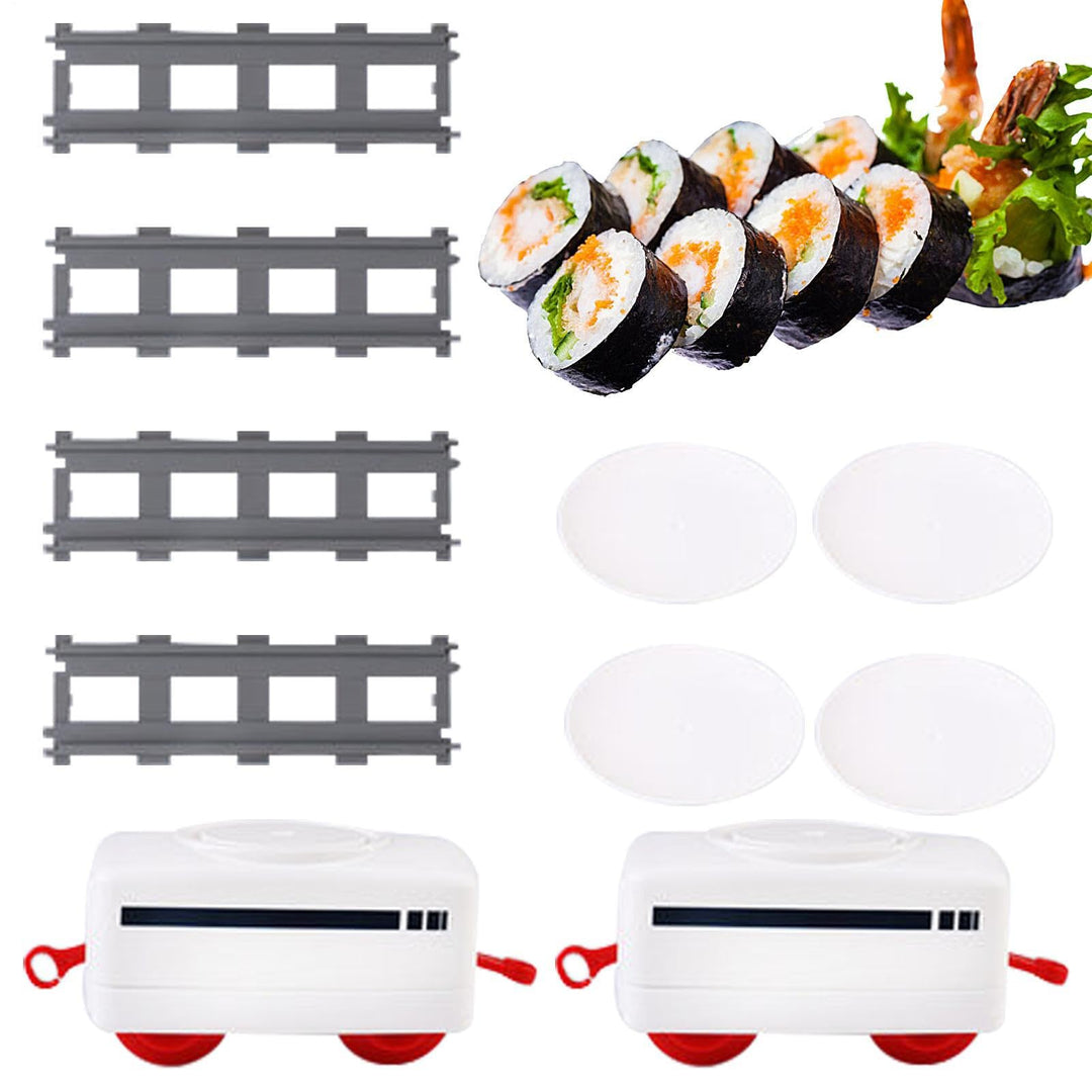 Sushi-Zug für Esstisch,Batteriebetriebenes rotierendes Zugset | Eisenbahnschienen-Set für Kinder, un