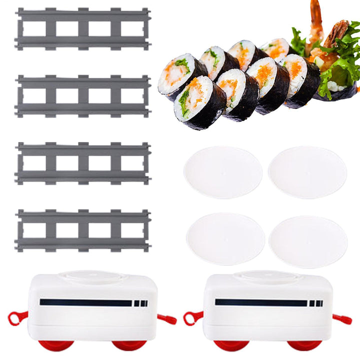 Sushi-Zug für Esstisch,Batteriebetriebenes rotierendes Zugset | Eisenbahnschienen-Set für Kinder, un