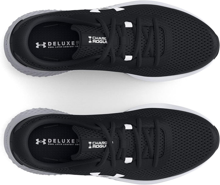 Under Armour Herren Charged Rogue 3 Mesh Leichte Laufschuhe 40 EU Black Mod Gray White, 40 EU Black