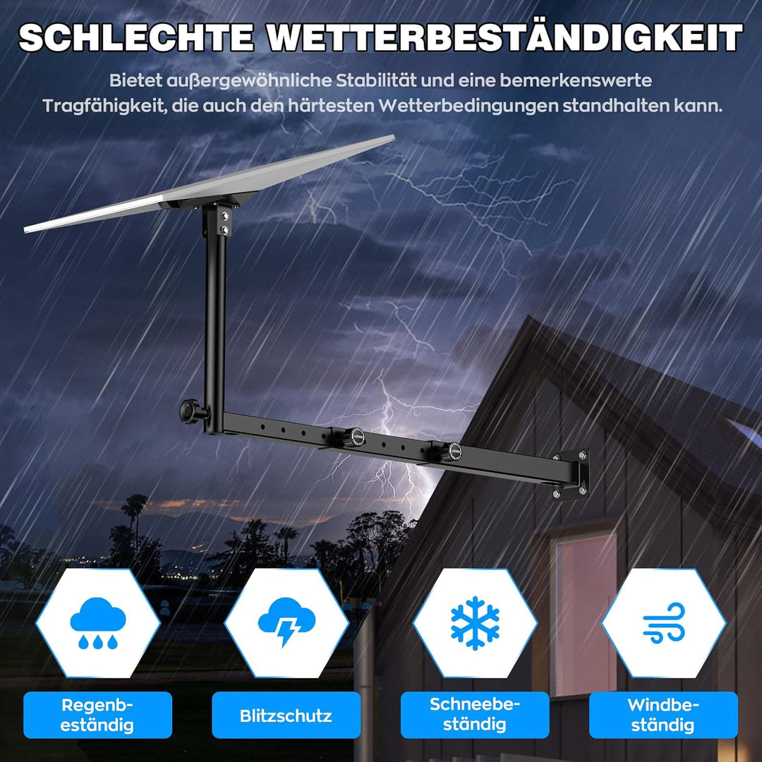 IMAYCC Verlängerungstyp Starlink Gen 3-Halterung Langarmhalter mit Adapter, 360° Verstellbare Robust