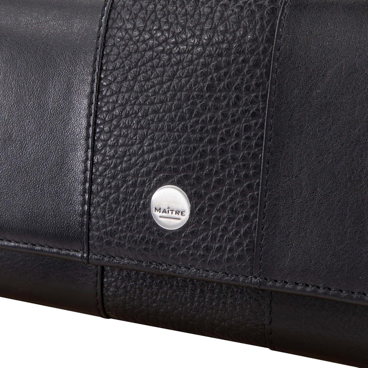 Maitre - auen diedburg purse lh10f castlerock 18,5X10X3 Farbe:schwarz / Material:polyester,leather,