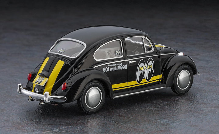 Hasegawa 020338 1/24 Volkswagen Käfer Type 1,Mooneyes Plastikmodellbausatz, Modelleisenbahnzubehör,