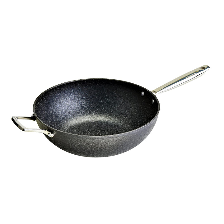 Moneta Wokpfanne aus beschichtetem Aluminium, geeignet für alle Herdarten, 32 cm
