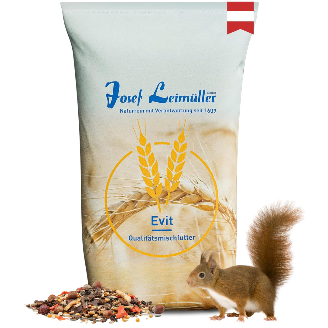 Leimüller Artgerechtes Eichhörnchenfutter Spezial 5 kg I Ganzjahres Futter für Eichhörnchen und Stre