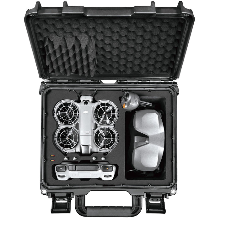 LEKUFEE wasserdichte Harte Transportkoffer für DJI Neo 2 Drohne, Fly More Combo, DJI RC 2, RC N3, Go