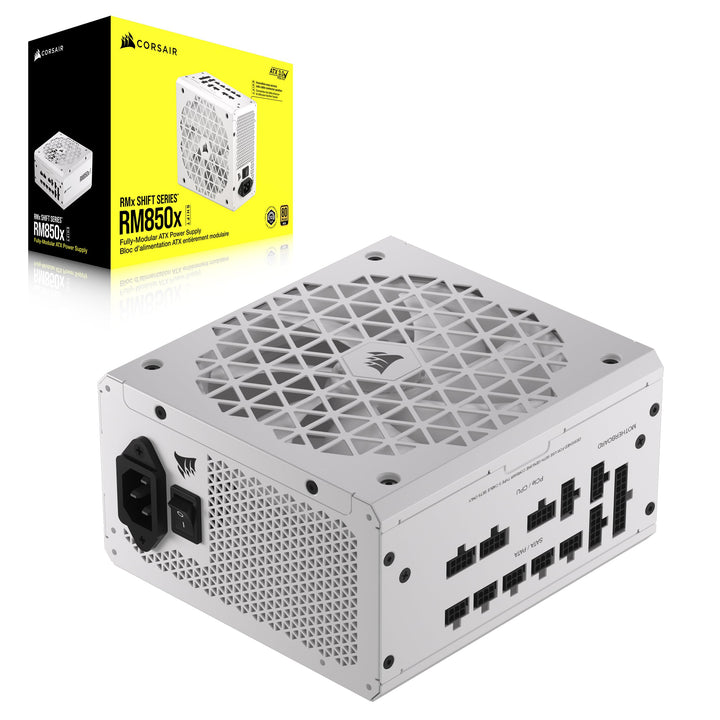 Corsair RM850x SHIFT Vollmodulares ATX-Netzteil - Modulare Seitenschnittstelle - ATX 3.1- & PCIe 5.1
