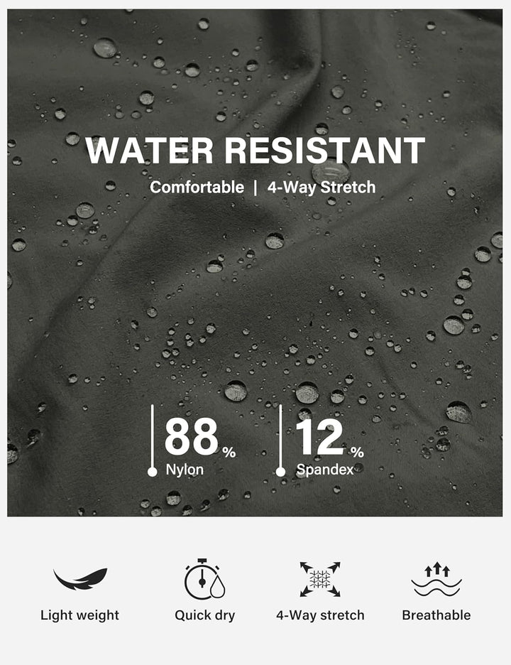 MoFiz Wanderhose Damen Leichte Cargohose Atmungsaktiv Trekkinghose Workout Wasserdicht Winddicht Cas