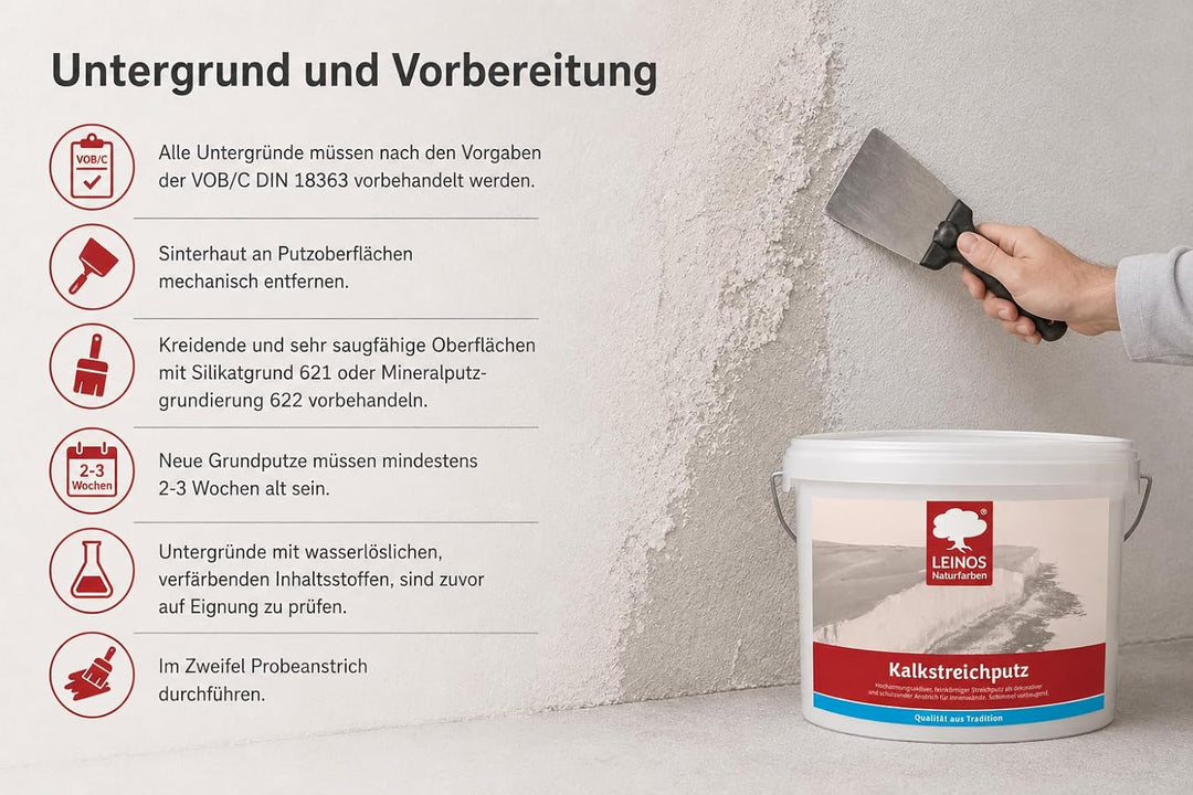Leinos 667 Kalkstreichputz 10,00 l