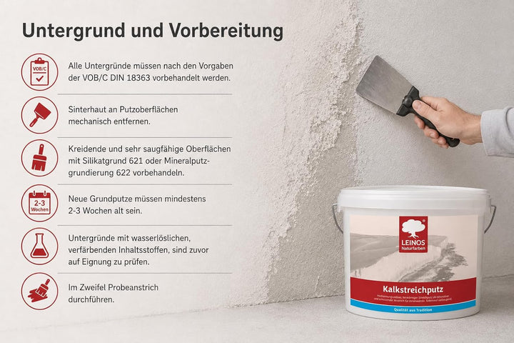 Leinos 667 Kalkstreichputz 10,00 l