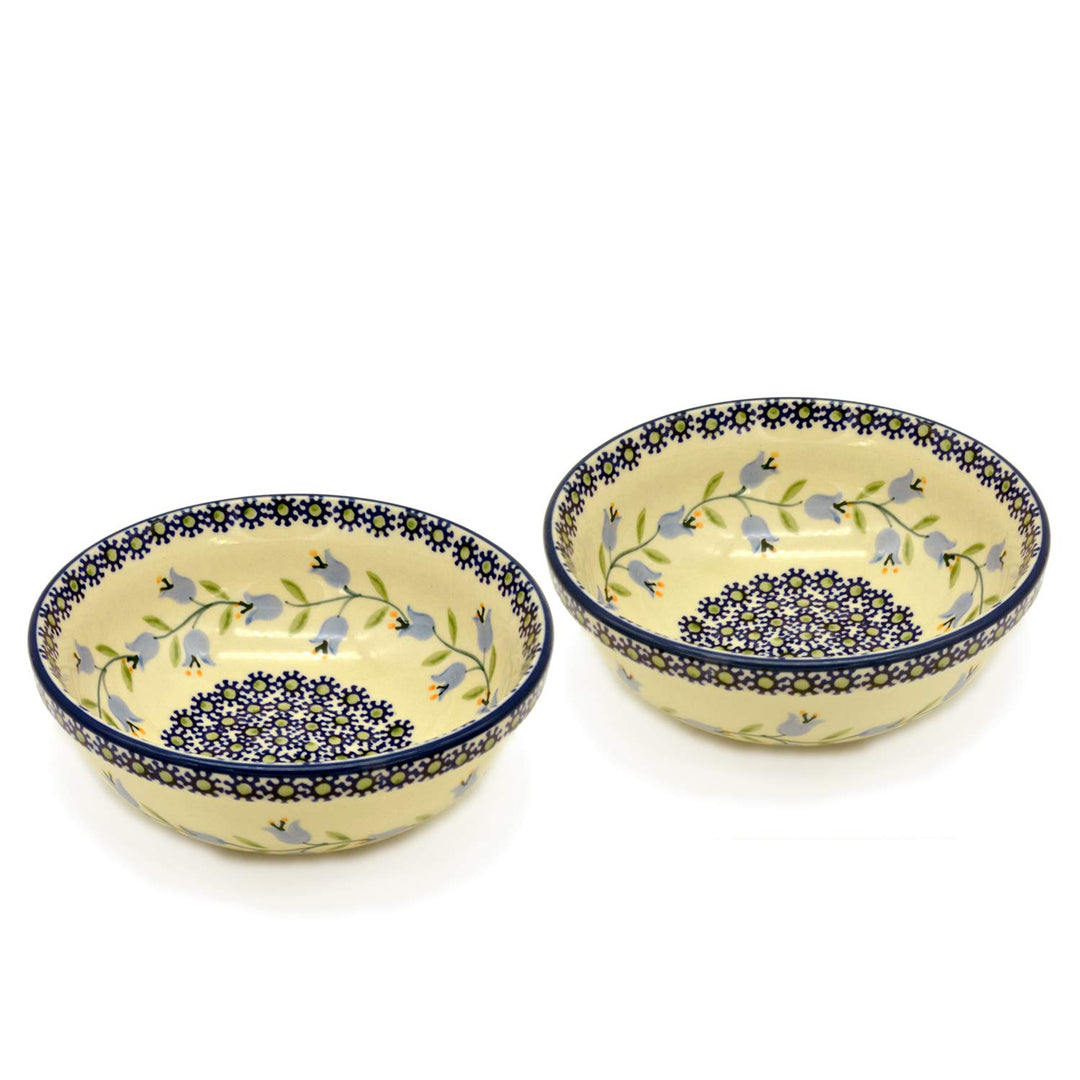 Bunzlauer Müslischalen 15 cm im 2er-Set Dekor Agnes, Dekor Agnes