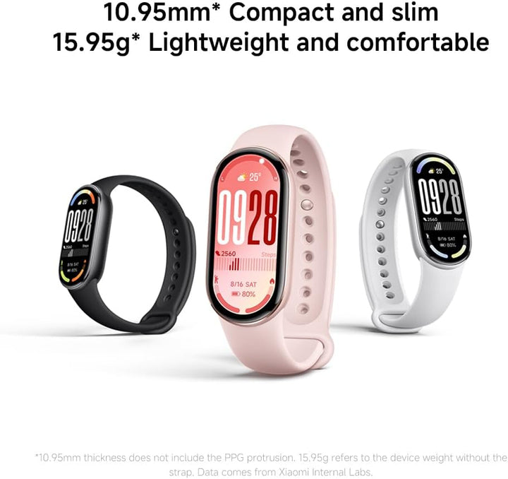 Xiaomi Smart Band 10 Fitness-Tracker,Smartwatch,1,72" AMOLED Display, 21 Tage Akku, 5ATM wasserdicht