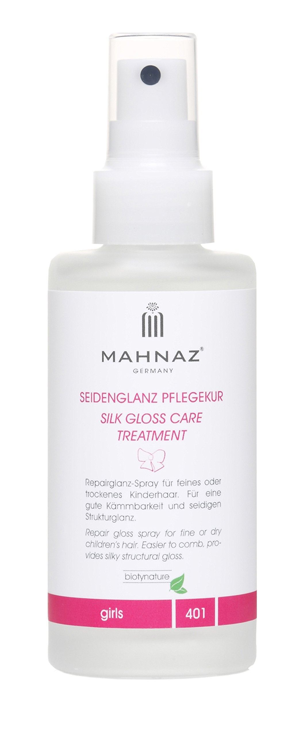 MAHNAZ® for Girls, Seidenglanz Pflegekur für feines oder trockenes Mädchenhaar, Premiumqualität, seh