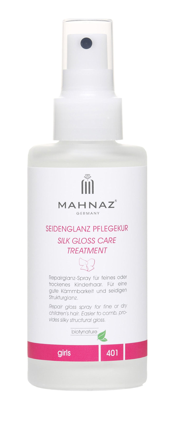 MAHNAZ® for Girls, Seidenglanz Pflegekur für feines oder trockenes Mädchenhaar, Premiumqualität, seh
