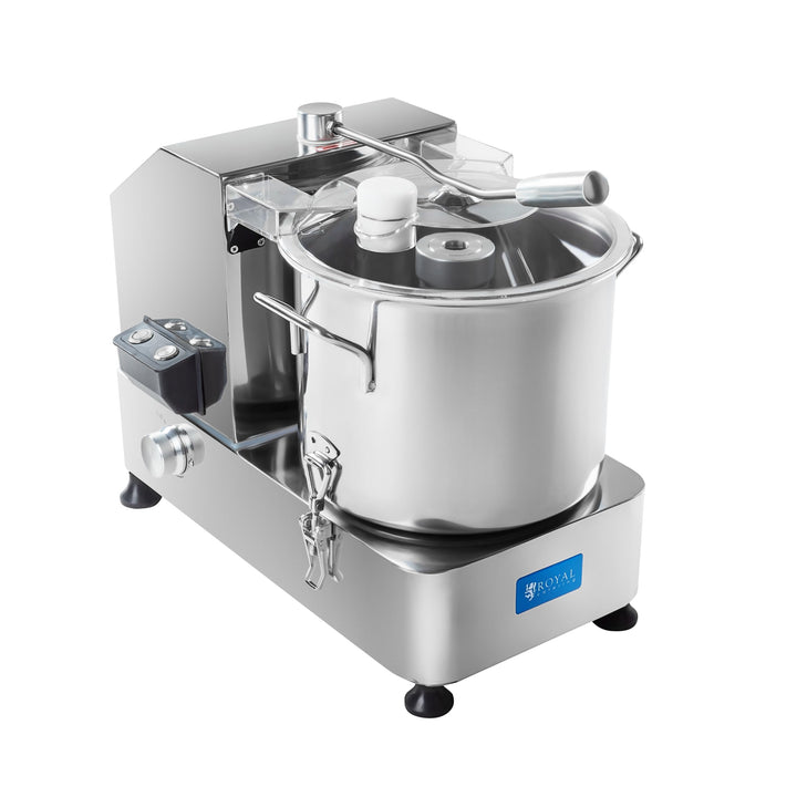 Royal Catering Tischkutter Fleischkutter Küchenkutter Cutter (12 L, 1200 W, 230 V, 1100–2800 U/min,