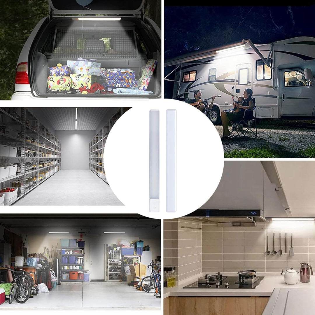 Intckwan 12 Volt Led Lampen Wohnmobil, 168LEDs, 10W, Dimmbar Dach Wohnmobilbeleuchtung mit Speichers
