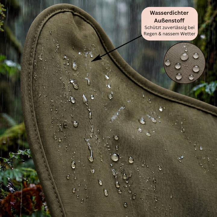 Regenmantel Hund wasserdicht mit Fleece-Futter – Hundemantel wasserdicht - Hundemantel warm - Regenm
