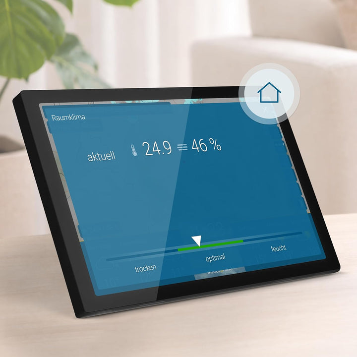 wetteronline home 4 WetterDisplay, WLAN-Wetterstation mit WetterRadar: Wetterfilm auf grossem HD-Far