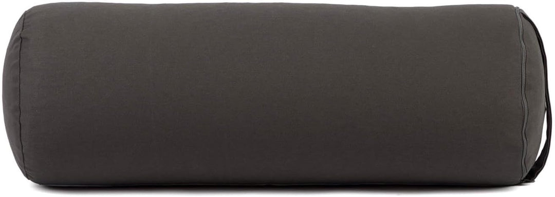 Bodhi Yoga Bolster | ECO Serie | Yogarolle mit Kapok-Füllung | Waschbarer Bezug aus 100% Bio-Baumwol