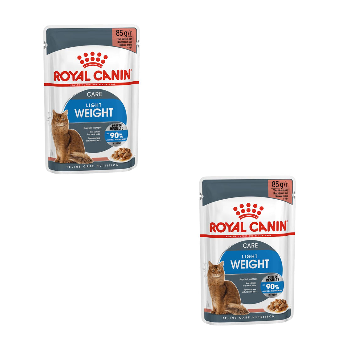 Royal Canin Light Weight Care Gravy | Doppelpack | 2 x 12 x 85 g | Nassfutter für Katzen | Zur Unter