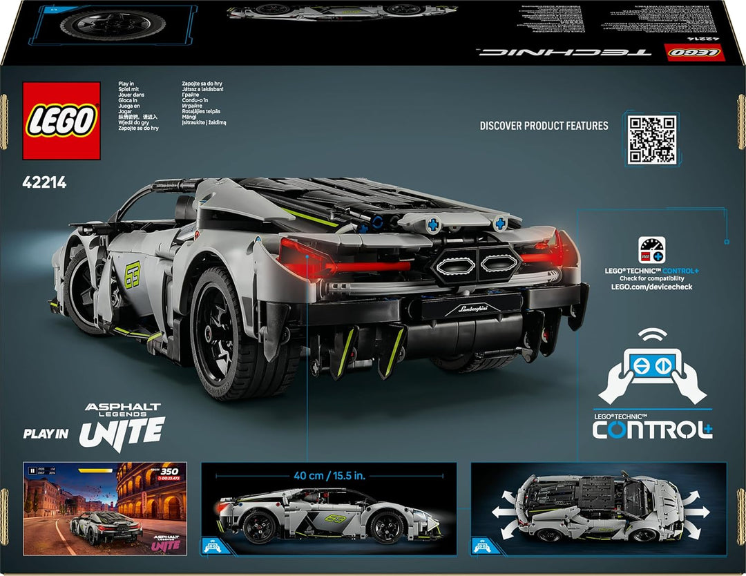 LEGO Technic Lamborghini Revuelto Supersportwagen Spielzeug – ferngesteuertes Automodell mit Lichtfu