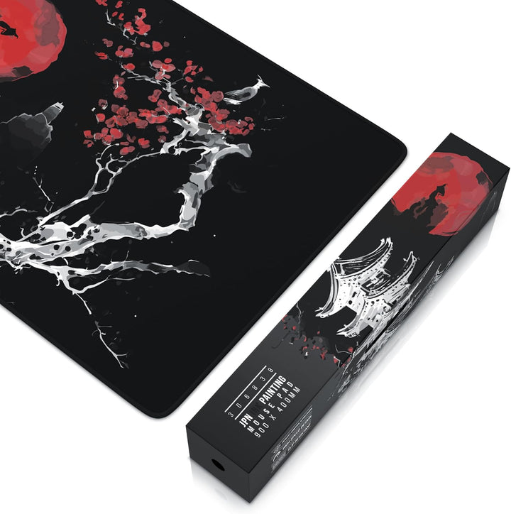 TITANWOLF - XXL Speed Gaming Mauspad 900 x 400mm - XXL Mousepad - Tischunterlage Large Size - verbes