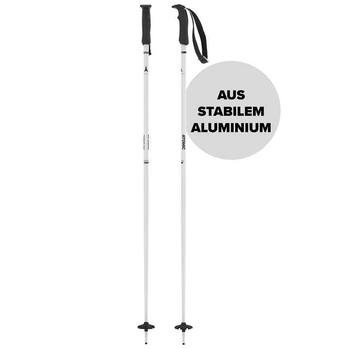 ATOMIC CLOUD Skistöcke - Hochwertiger Aluminium-Skistock - Ergonomischer Griff für mehr Grip - Stock