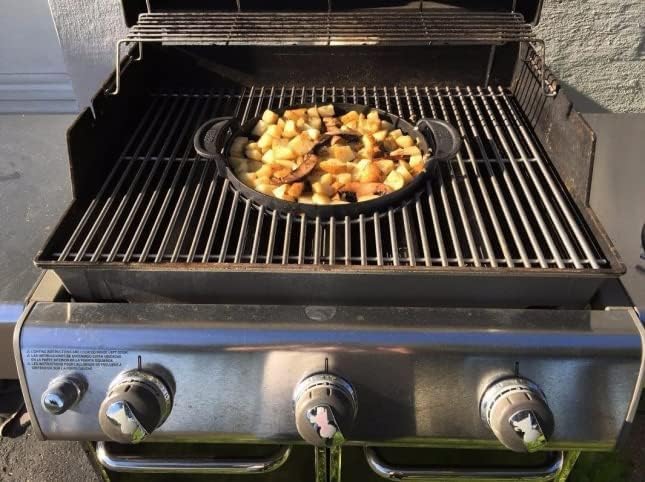 GFTIME 44,5cm Edelstahl Grillroste 7638 für Weber Spirit I II 300 Serie, Spirit E/S-310, 320, 330, S