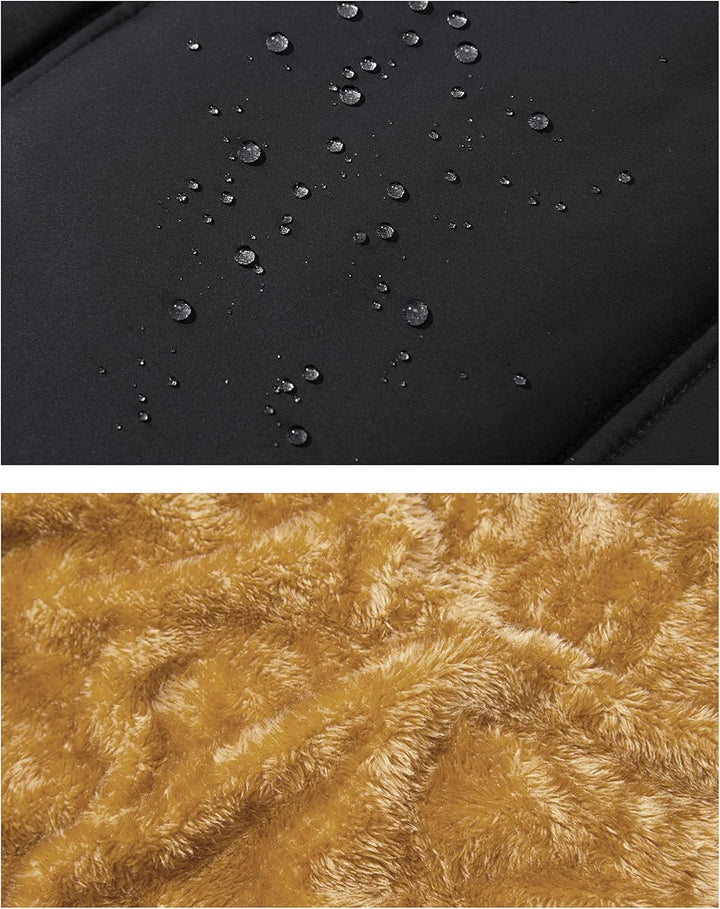 MAGCOMSEN Winterweste Herren Gefüttert Outdoor Weste Warme Fleeceweste Freizeit Ärmellos Jacke Therm