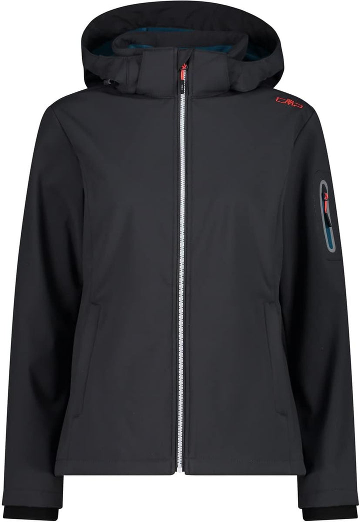 CMP Damen Windproof And Waterproof Softshell Jacket Wp 7.000 Jacke XXS Anthrazit-Deep Lake, XXS Anth