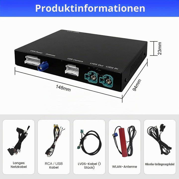 Road Top Wireless Carplay Android Auto für BMW 1 2 3 4 5 6 7 M3 M4 M5 X1 X2 X3 X4 X5 X6 2017-2020 Ja