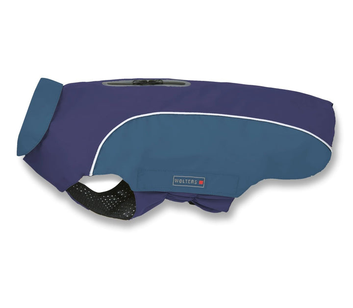 Wolters Regenjacke Easy Rain | Perfekter Schutz bei Regenwetter für Hunde | Farbe Dunkelblau Gr. 60
